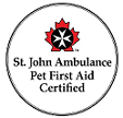 St John Ambulance Pet First Aid Certified
