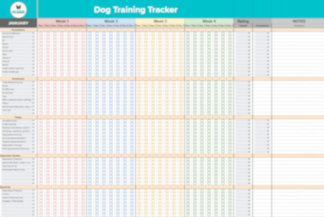 Dog Training Tracker