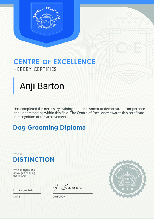 Dog Grooming Diploma