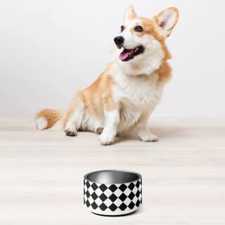 Checker Dog Bowl - Image 3
